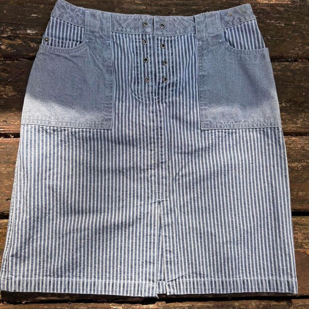 Faded-glory Women's Blue and Grey Skirt